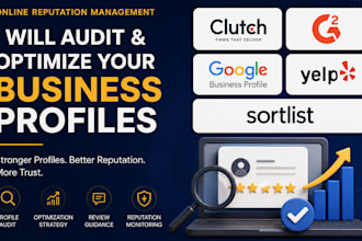 audit and optimise cluitch g2 sortlist business profiles