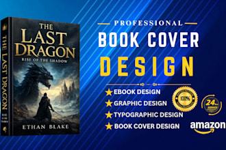 design professional amazon KDP, ebook, and paperback book covers