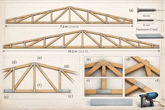 design timber roof truss wood framing structural calculations