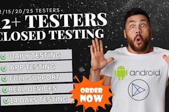 do 12 testers closed testing 20 tester mobile app testing 12 testers