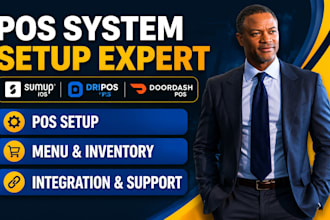 setup sumup pos dripos pos and doordash pos