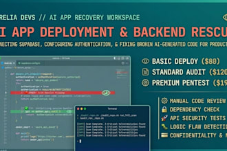 connect supabase, fix backend bugs, and deploy your ai generated web app