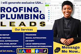 usa plumbing leads, roofing leads, plumbing website, google and facebook ads
