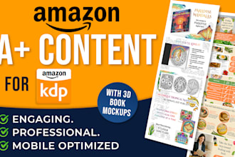 design amazon KDP a plus content