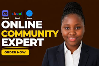setup discord vonza skool online community, skool community setup credit repair
