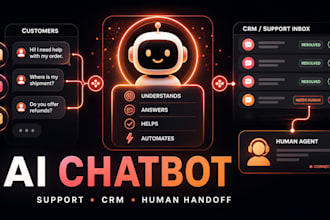 build ai chatbots, customer support bots, and CRM integrations