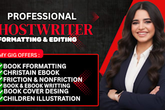 write a bestselling amazon KDP ebook and ghostwrite your book
