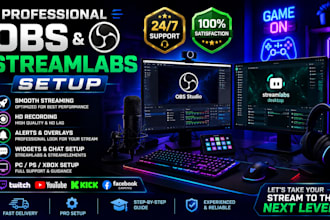 set up streamlabs obs for professional streaming and recording