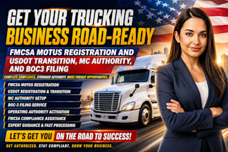 be fmcsa motus registration, usdot transition consultant