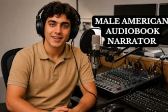 be your audiobook narrator, fiction novel audiobook editor for acx audible