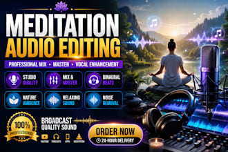 compose custom meditation music, sleep music and relaxing ambient tracks for you