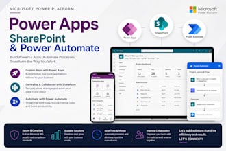 build custom microsoft power apps with sharepoint and power automate