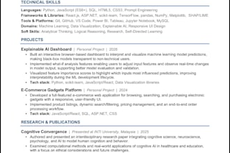 design professional resumes, word documents, and ppts