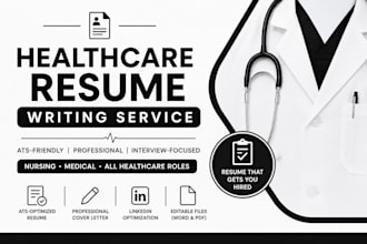 write an ats healthcare and nursing resume