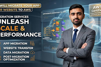 migrate your app or website to AWS for scalability and performance