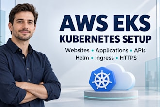 set up AWS eks kubernetes and deploy your website or application