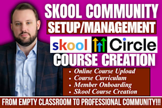 setup skool community course creation credit repair ghl course community manager