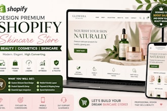 design skincare shopify store skincare website beauty website cosmetics skincare