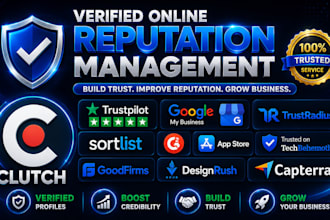online profile reputation bbb gmb clutch g2 goodfirm google SEO ORM management