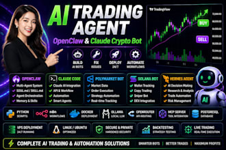 claude code trading bot tradingview polymarket solana kalshi hermes agent