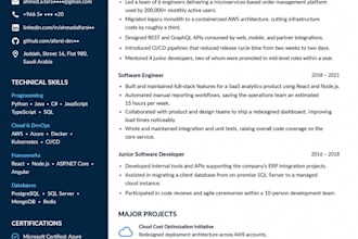 redesign, and ats optimize your professional resume CV