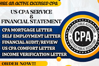 do US CPA comfort mortgage letter ownership expense ratio income verification