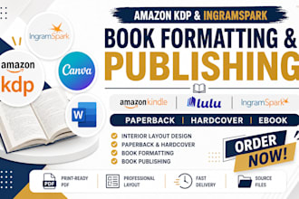 do ingramspark book formatting, paperback and ingramspark publishing