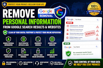 remove personal information from google search results and websites