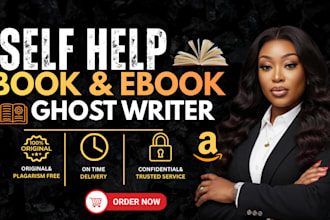 be your ebook writer on self help journal, ptsd workbook, diary, for amazon kdp