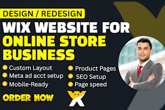 wix ecommerce store wix online store wix website redesign wix website design wix