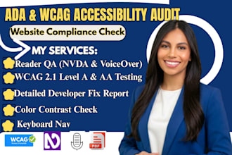 do ada accessibility testing and wcag website audit report