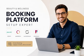 setup zenoti mindbody glossgenius peerspace beauty booking platform