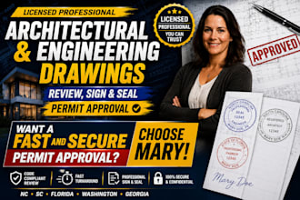 review sign and seal architectural engineering  nc sc florida washington georgia