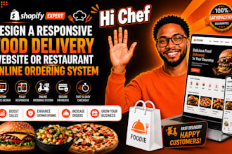 build a responsive restaurant website with online food delivery system