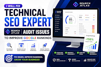 fix technical seo expert search atlas audit issues to improve google rankings