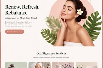 design aesthetic website beauty store cosmetics website spa website design