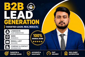 do b2b leads, google map lead generation, lead scraping and web research