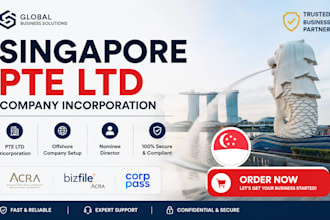 register singapore company, pte lted incorporation, offshore company, director