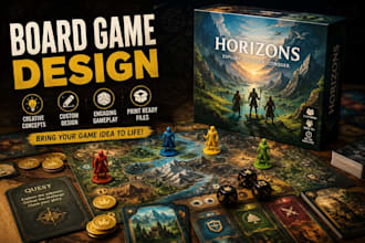 design board game, cards, tarot, tabletop game board games design card games