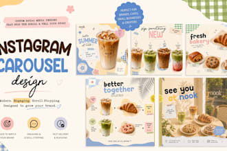 design engaging custom instagram carousel posts