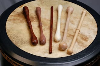 record bodhrán,tambourine, triangle, castanet,tabor, frame drum,cowbell,more