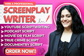 write a true crime short youtube video script podcast movie documentry script