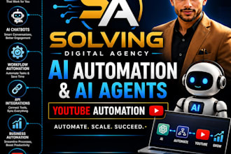build ai automation workflows, ai agents, chatbots, and API integrations
