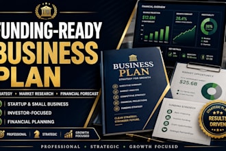 business plan with financial forecast funding proposal pre seed sba vc funded