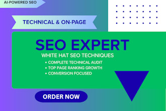provide SEO with technical and on page optimization