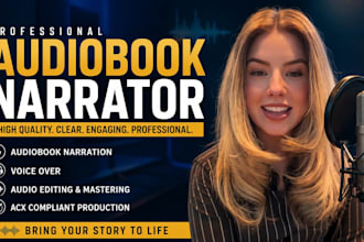 audiobook narration book narrator audio recording audiobook production audible