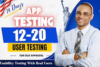 provide 12 testers for close testing on google play for 14 days 12 app tester