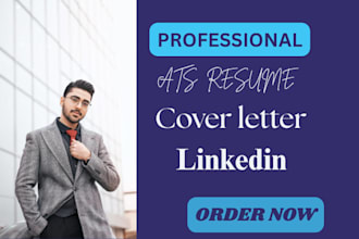 write, rebrand and revamp resume, cv with cover letter and linkedin