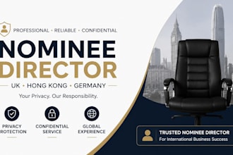 provide nominee director service in UK, hong kong and germany