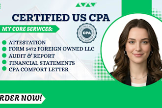 do attestation, bookkeeping, tax filing and compilation as a US licensed CPA